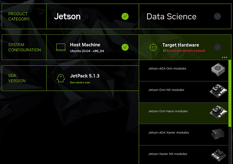 jetson orin nano - jetpack6 to jetpack5 다운그레이드 :: 코딩상륙작전