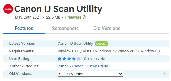 Canon IJ Scan Utility 무료 다운로드