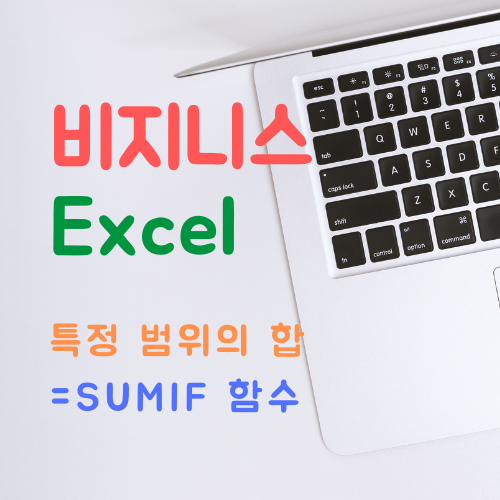 엑셀 sumif 함수 사용법 - 직장인의 은밀한 취미생활