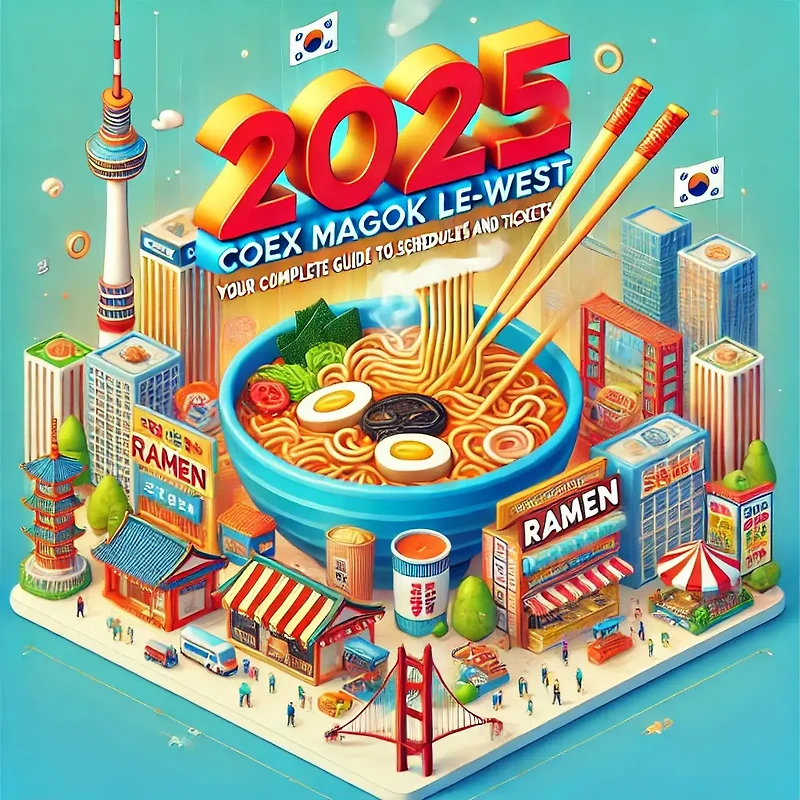 2025 코엑스·마곡 라면 박람회: 일정부터 티켓 정보까지 완벽 가이드