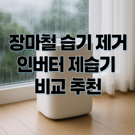 제습기 비교 인버터 제습기 추천 완벽 정리(+장마철 제습)