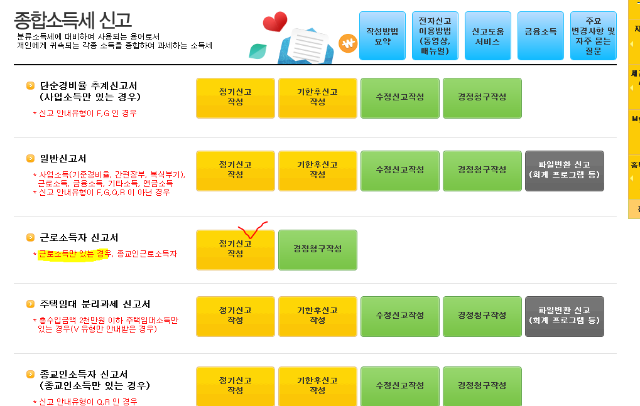 연말정산 직장인, 추가로 종합소득세 신고하기(셀프 신고)