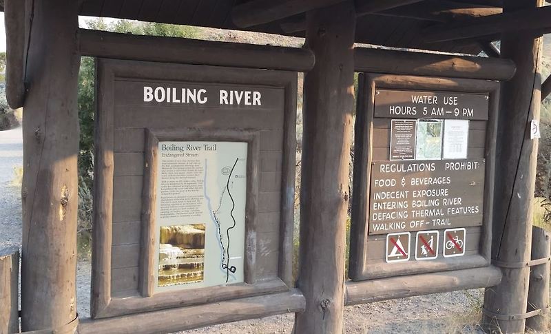 미국 옐로스톤에서 온천하기 -  Hot spring at Yellowstone