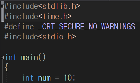 mminky's :: [ C ]  _CRT_SECURE_NO_WARNINGS (scanf 에러 무시)