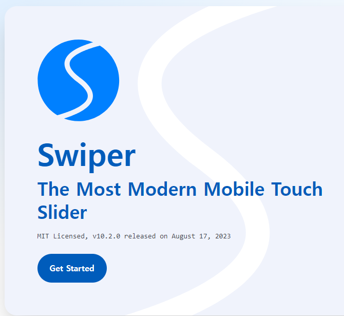 [javascript] Slider - swiper