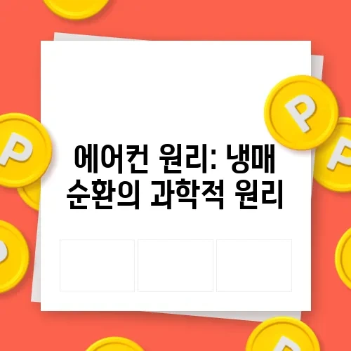 에어컨 원리: 냉매 순환의 과학적 원리