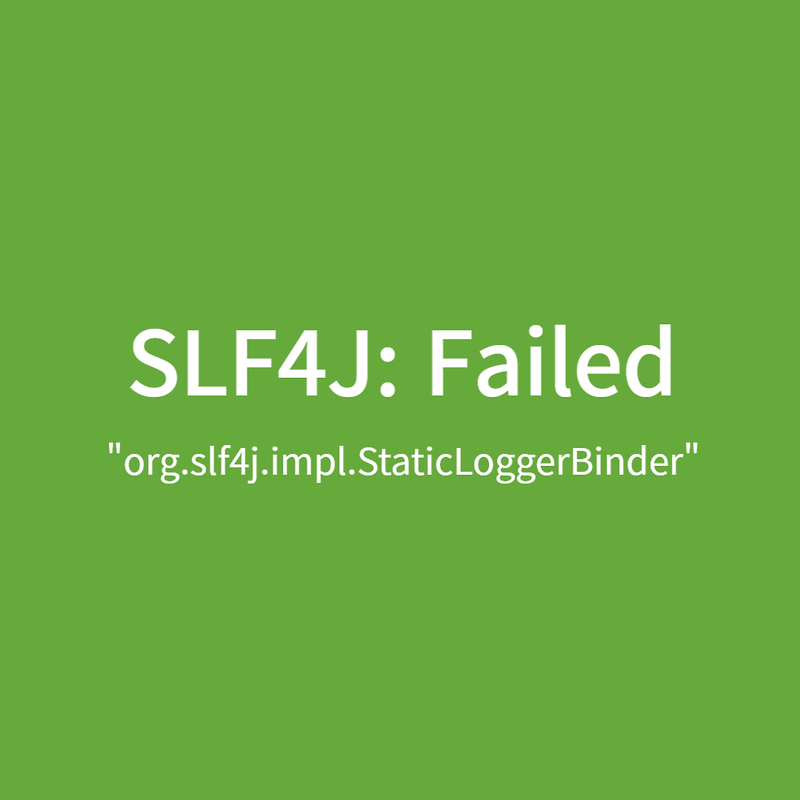 Slf4j failed to load class org slf4j impl staticloggerbinder 
