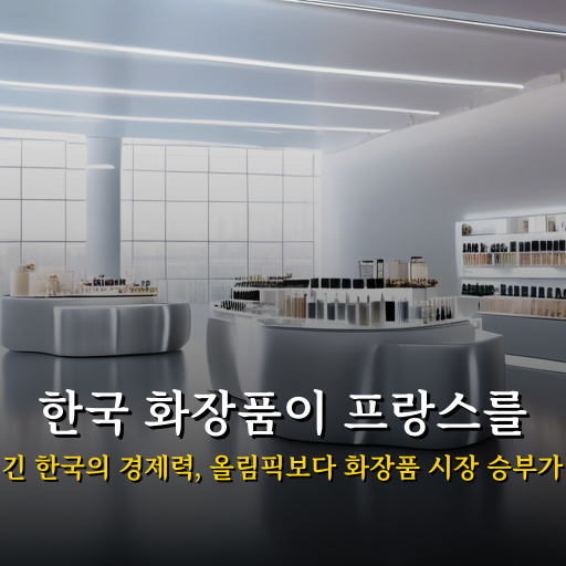 프랑스 이긴 한국의 화장품 시장 추천