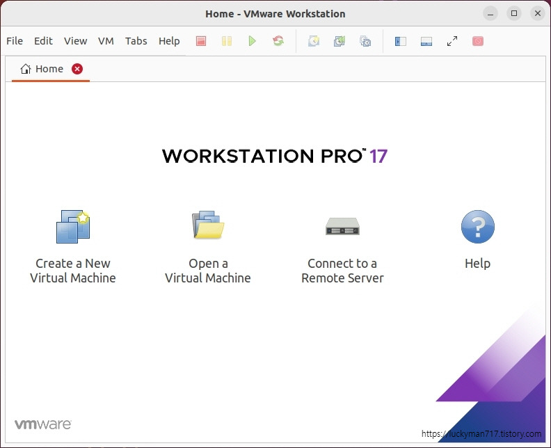 VMware Workstation for Linux v17.6.1 Pro Build 24319023 64비트