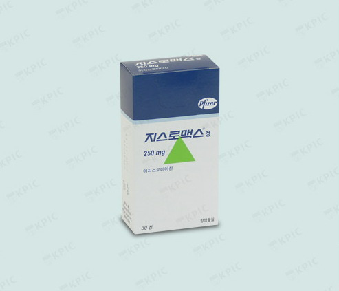 지스로맥스정250mg 효능 효과, 주의사항, 사용방법, 성분, 부작용