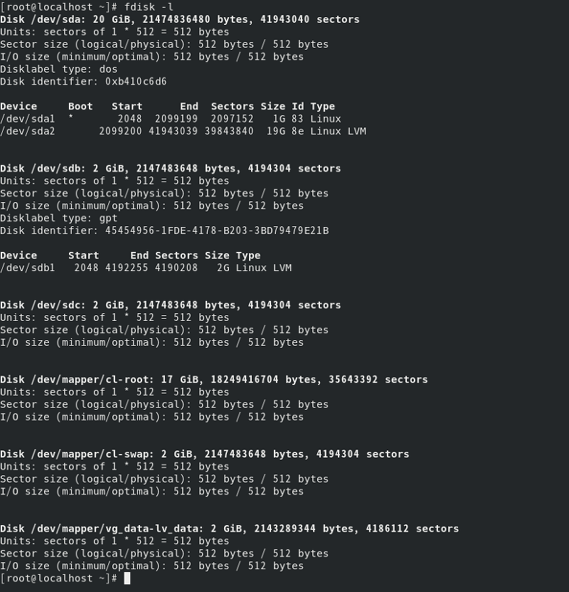 리눅스(Linux) fdisk 명령어 사용법(기본 옵션만)