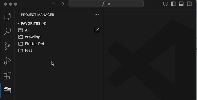 [VSCode Extension 추천] Project Manager - Project 간 쉽게 이동하기