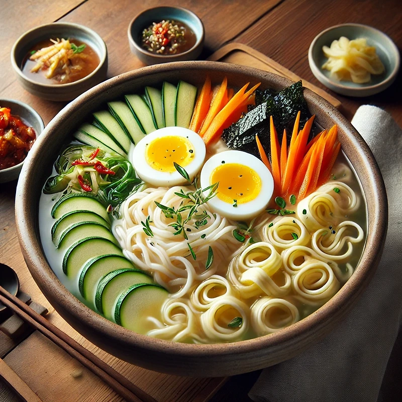 잔치국수: 전통의 맛과 정성을 담은 한국의 따뜻한 국수 한 그릇