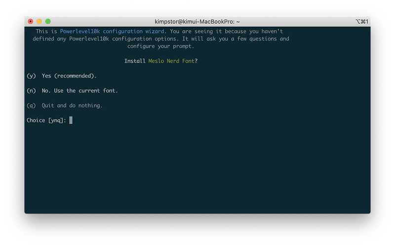 iterm2 setup