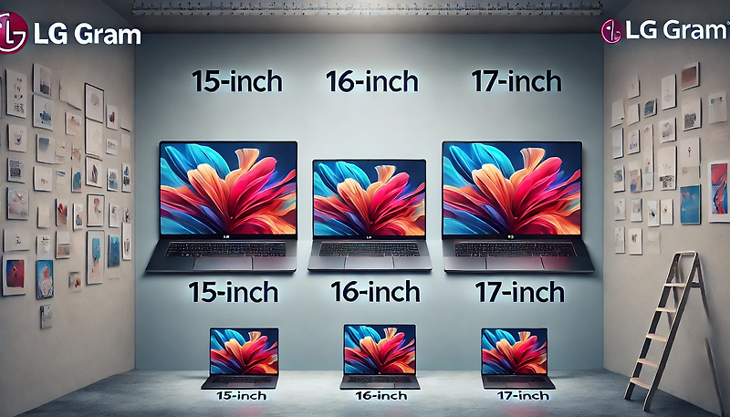 Lg 그램(gram) 15, 16, 17: 하드웨어, 메모리, CPU, 가격 등 상세 비교 분석