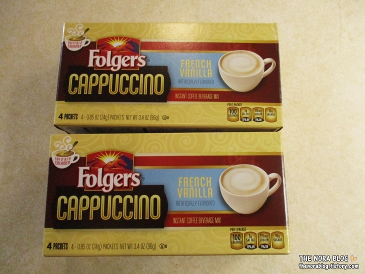 미국 커피믹스를 경험해 봤네. Folgers Cappuccino 폴져스 카푸치노