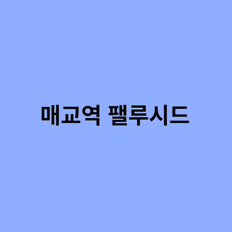매교역 팰루시드 분양가 및 입지 확인