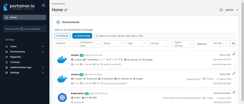Portainer에서 <b>Google</b> OAuth 인증 설정