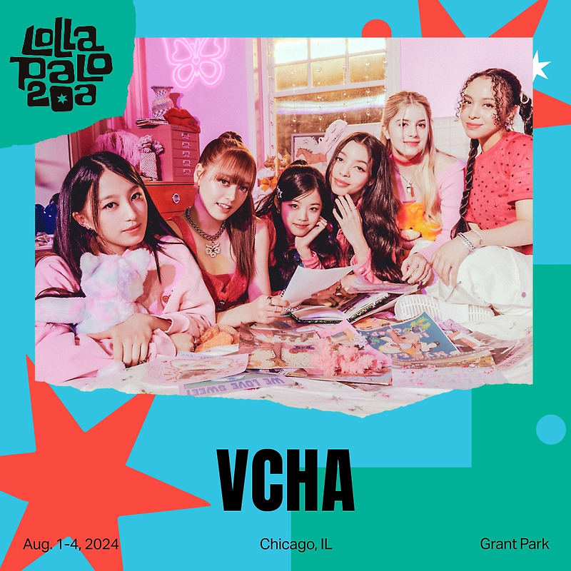 VCHA, 美 뮤직 페스티벌 '<b>롤라팔루자 시카고</b>' 출연... 
