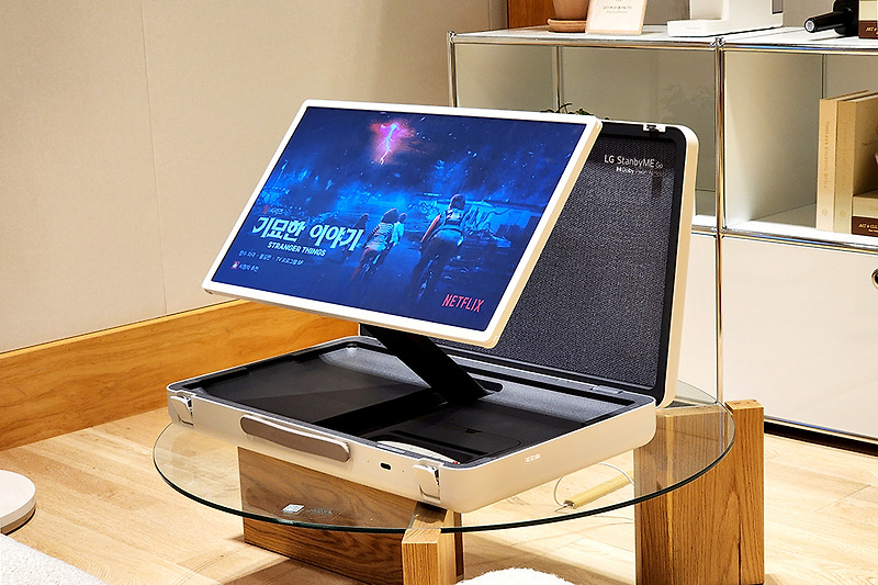 캠핌용 휴대용 TV! LG 스탠바이미 GO의 실제 장단점 후기!