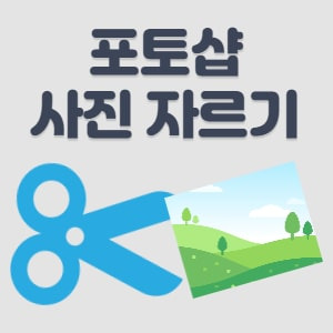 포토샵 사진(이미지) 자르기, 정밀하게 선택 영역 자르는 방법