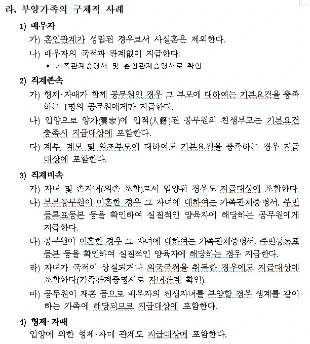 2025군인 가족수당 총정리 지급대상부터 금액, 조건까지 한눈에!