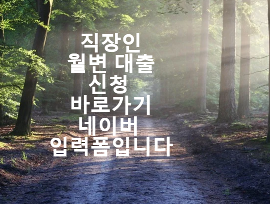 [월변, 달변 직장인 월변대출] 정식 업체 월변 대출, 직장인 월변 신청하기