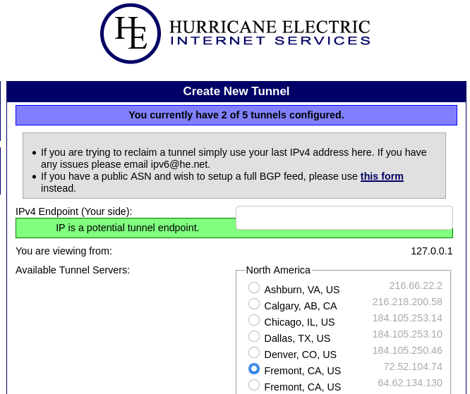 Tunnelbroker net настройка роутера