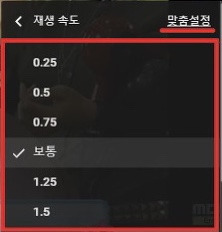 유튜브 동영상 재생속도 빠르게 느리게 조절 설정 방법 - PC, 모바일