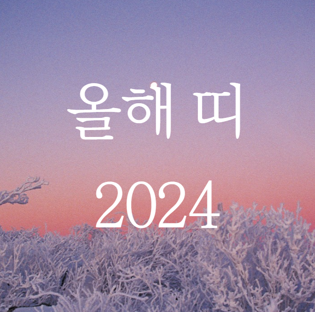 올해 띠 2024 (말띠 나이, 양띠 나이, 원숭이띠 나이)