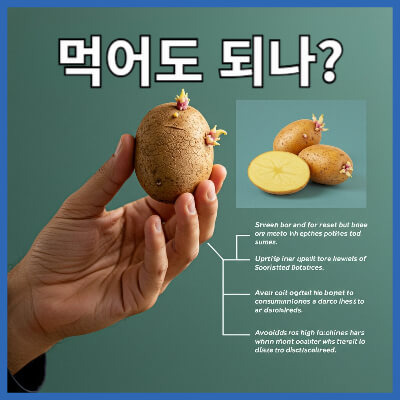 싹 난 감자 먹어도 될까? 안전하게 먹는 법 알려드려요!