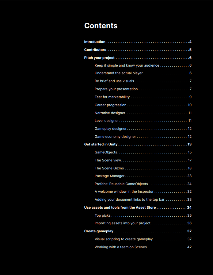 Unity Game Designer Playbook