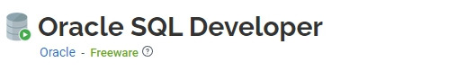 Oracle SQL Developer 무료 다운로드