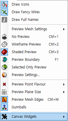 Canvas Widgets