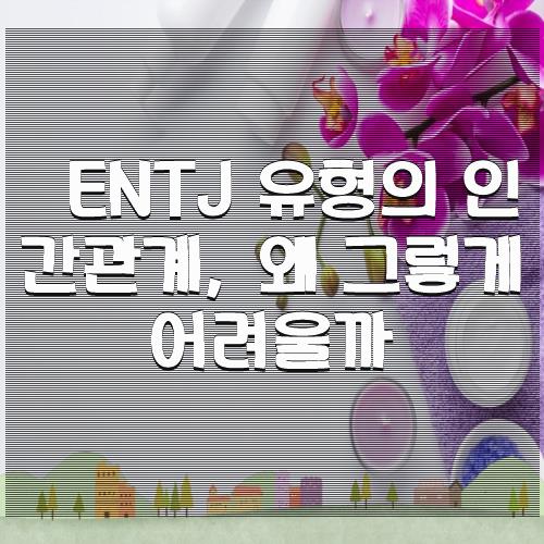 ENTJ 유형의 인간관계, 왜 그렇게 어려울까