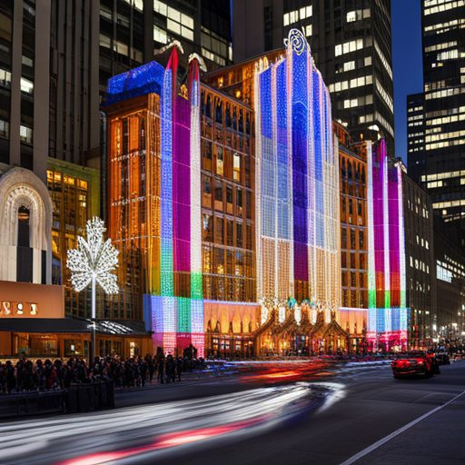 뉴욕 크리스마스 시즌 삭스 피프스 애비뉴 일루미네이션 & 홀리데이 라이트 쇼 (Saks Fifth Avenue