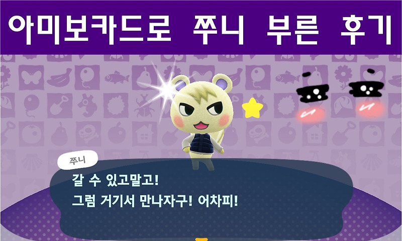 모동숲 공략 아미보카드 사용 리뷰