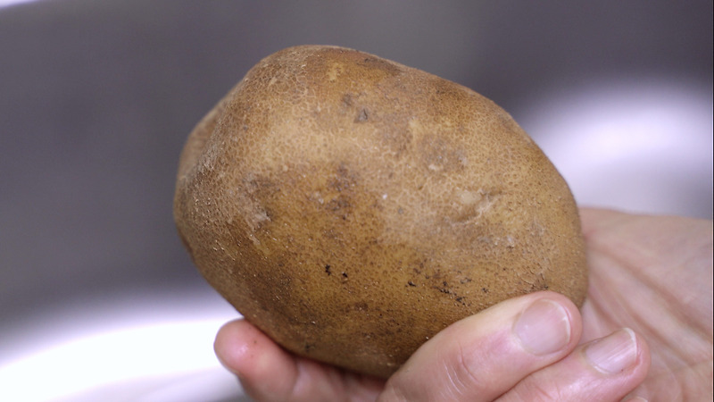 2분 완성! 감자 1개로 감자전보다 맛있는 감자채전 만드는방법 :: 퓨어비프