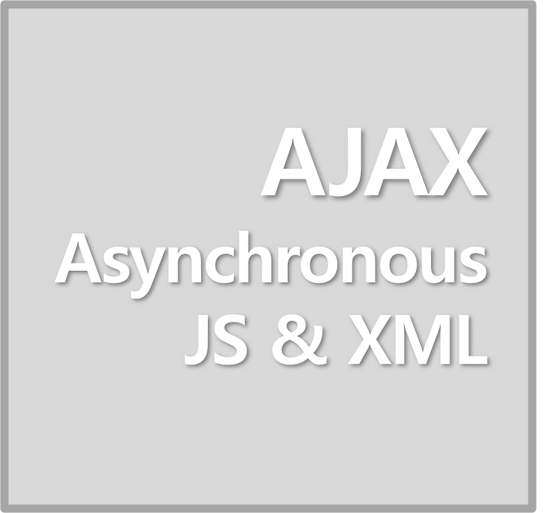 [AJAX] Asynchronous Javascript and XML 기초 - 1