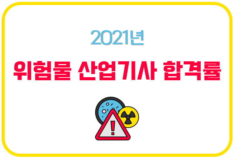 2021년 1~4회 위험물산업기사 필기 및 실기 합격률 분석