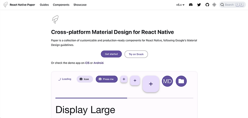 [Expo]React Native Paper