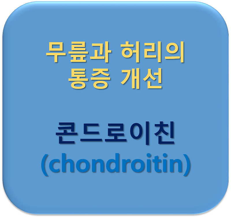 [건강과 보조제] 관절에 효과적인 ‘콘드로이친(chondroitin)'의 영양 성분과 효능