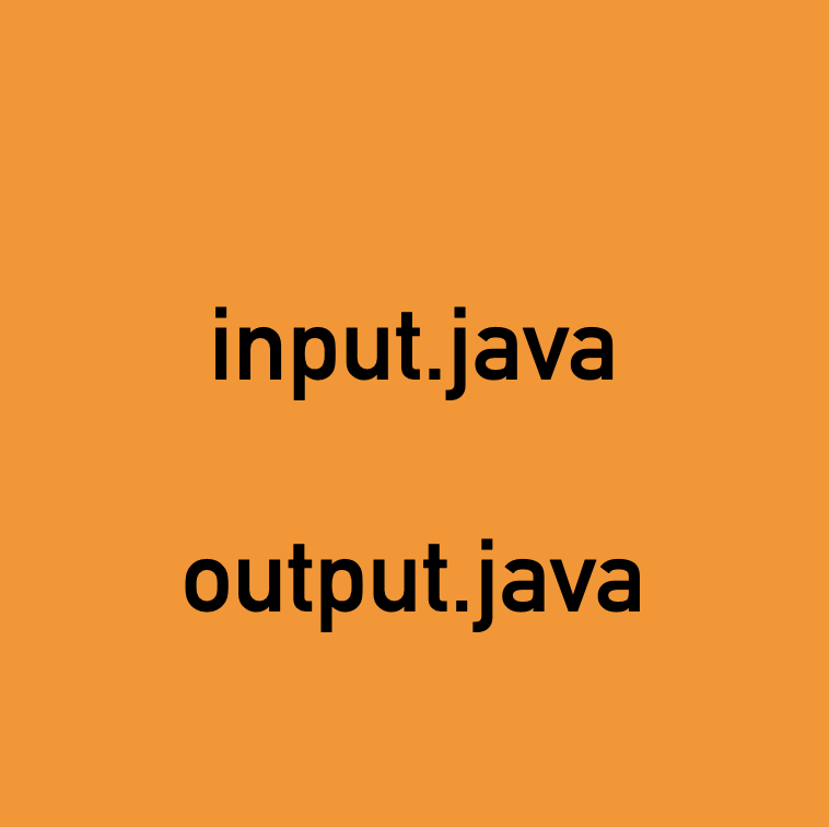 [java] input.java와 output.java의 차이점 및 대규모 프로젝트에서의 역할
