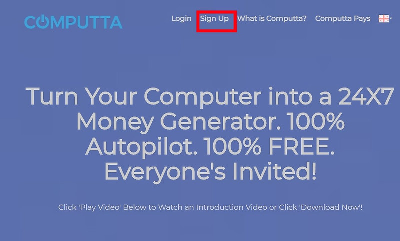 Computta 프로그램 사용 방법 무료 비트코인 채굴 프로그램 노트북 가능
