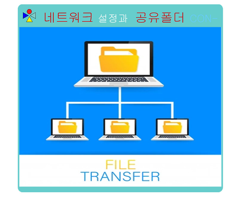 가정내 PC네트워크 연결 및 공유폴더 설정하는법