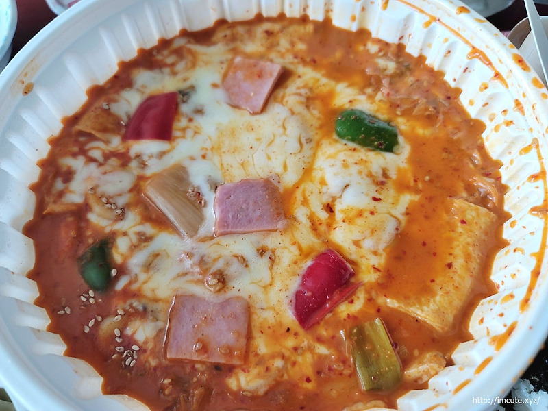 유자유 김치떡볶이 배달로 즐겨요/ 가격, 맛 , 피자김치떡볶이 후기