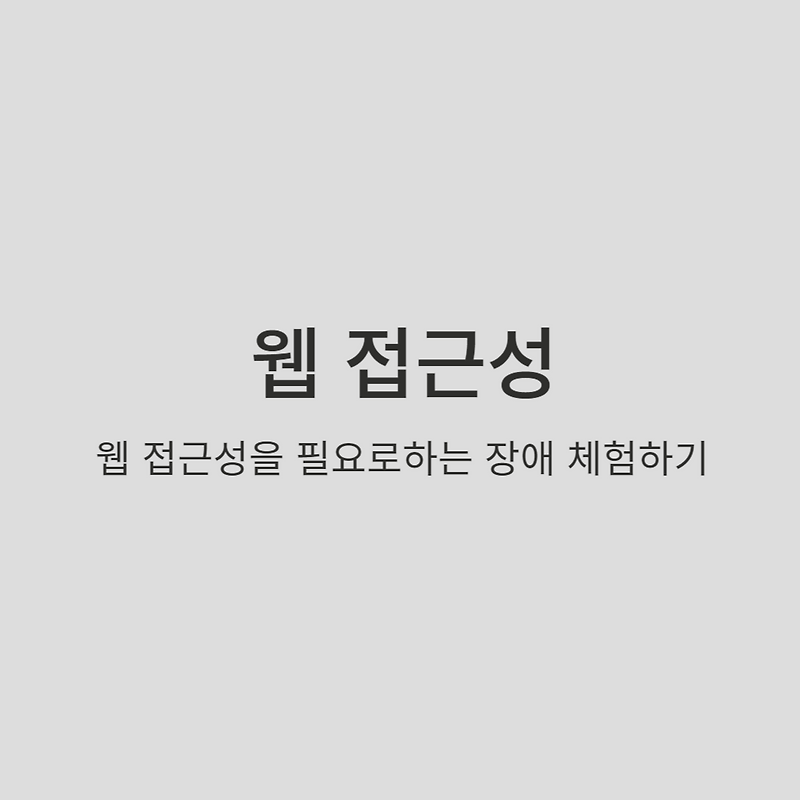  web accessibility 