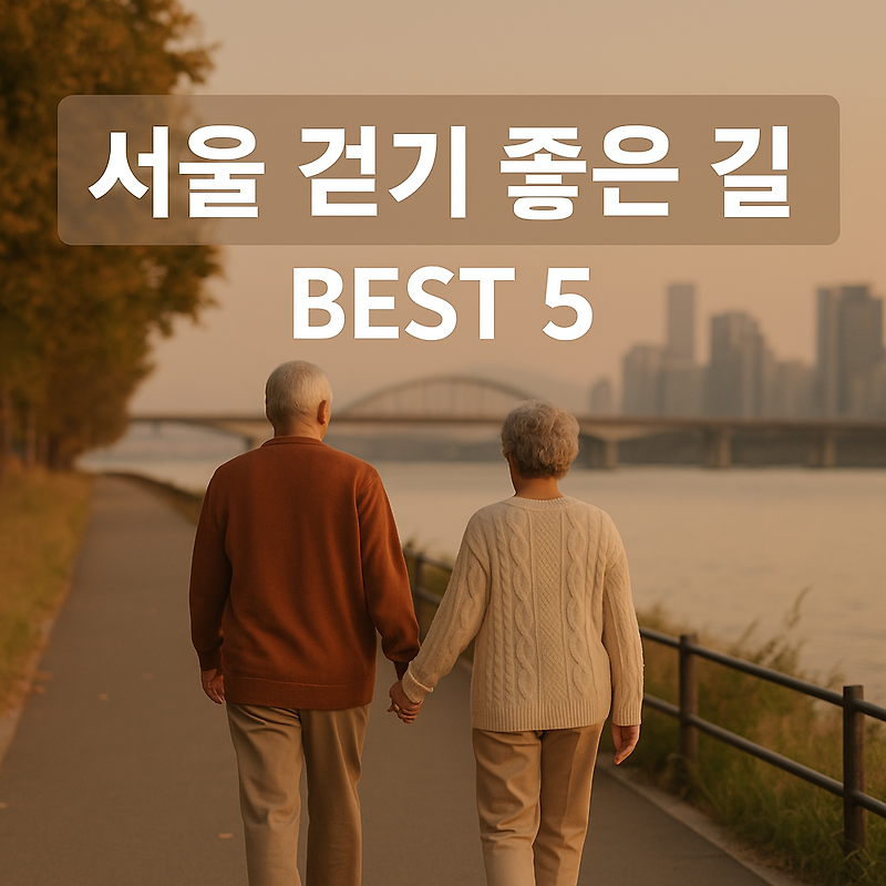 서울 걷기 좋은 길 BEST 5｜한강·청계천·둘레길 총정리