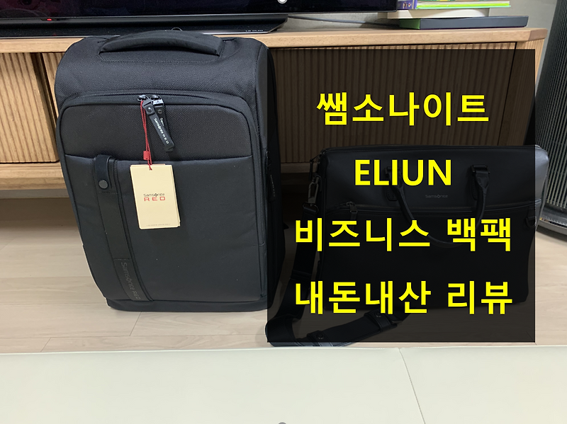 [신랄한 리뷰] ELIUN 쌤소나이트 비지니스 백팩, 싸게 사는 방법