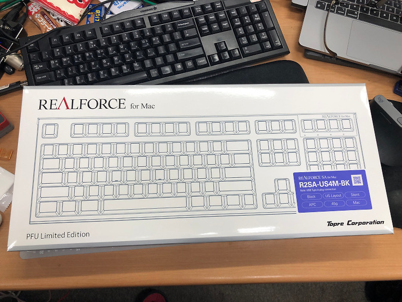 리얼포스 맥용 영어배열 키보드 (Realforce for Mac PFU Limited Edition)